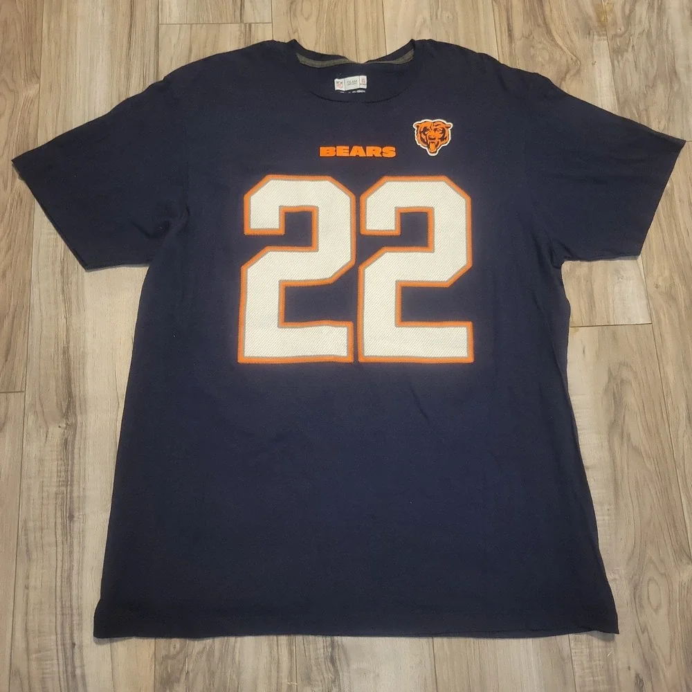 Matt Forte #22 Chicago Bears  NFL T-Shirt Mens XL Blue Tee NFL Team Apparel